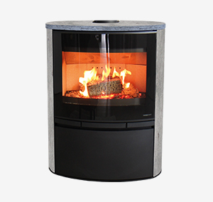 Poêle à bois Solveig Optima Pod, Céramique, 6 kW